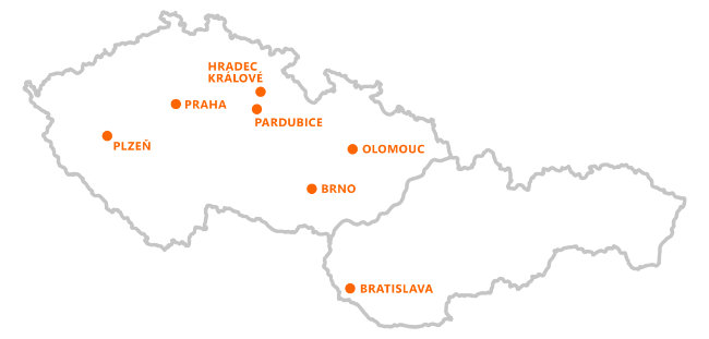 mapa měst inriroad